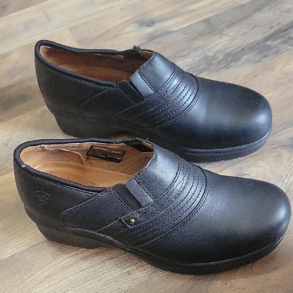 Ariat Black Leather Ankle Boots